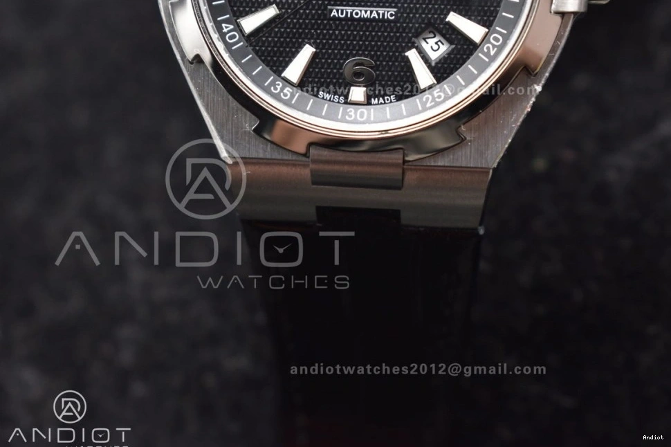 Black Dial on Black Maker Strap Rubber 8F SS Overseas 0501